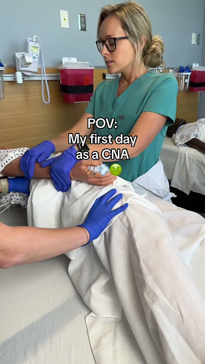 POV: My first day as a CNA #CNA #nursehumor #nurseinthemaking