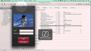 Xcode 5 Login ViewController Status Bar Style for Custom Screens - Part 4/5