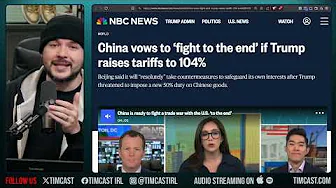 Trump Threatens 104% Tariff On China, An Economic NUCLEAR BOMB That Will DESTROY Business OVERNIGHT