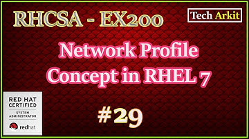 Linux Networking | Config Static IP Address | RHCSA 8 Certification #29 | Tech Arkit | EX200