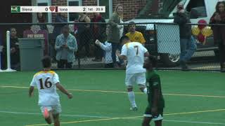 Highlights | Men's Soccer vs. Siena (10/20/18)