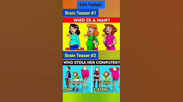 99% FAILED! Can You Solve These Brain Teasers? 🤔 #BrainTeaser #Puzzle