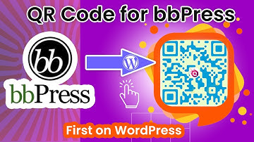 bbPress QR Code - WordPress QR code Generator Plugin