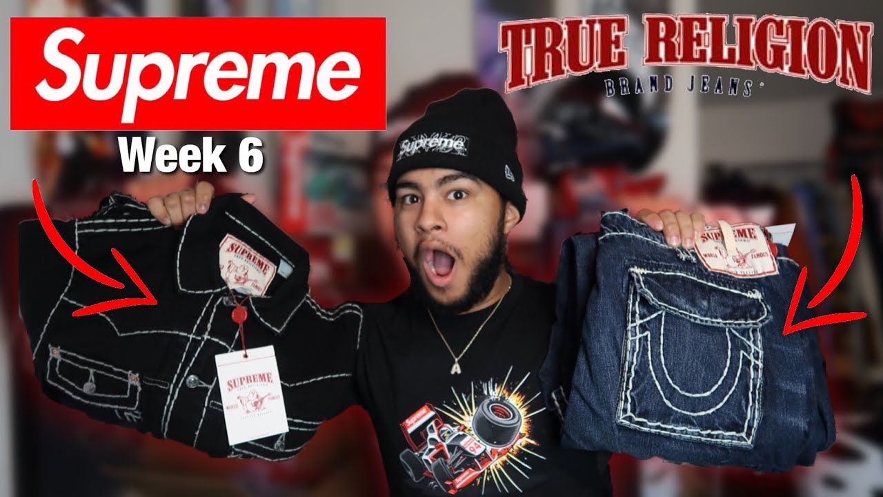SUPREME NAS AND DMX COLLAGE DENIM CHORE COAT REVIEW - YouTube
