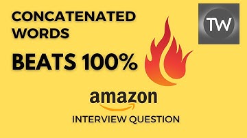 Concatenated Words | Leetcode - 472 | Python | Coding Interview