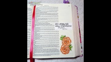 Unity Quick Tip: Bible Journal Florals and Sentiment Tabs