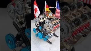 American V8 engine small version #experiment