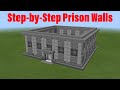 Epic Prison Walls Step-by-Step Tutorial | Minecraft