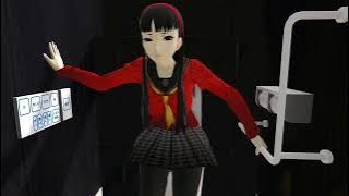 【MMD】(Persona)Yukiko Tenjo (girl fart animation)