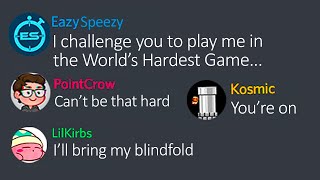 Can EazySpeezy beat 30 levels of The World's Hardest Game before speedrunners beat 10?