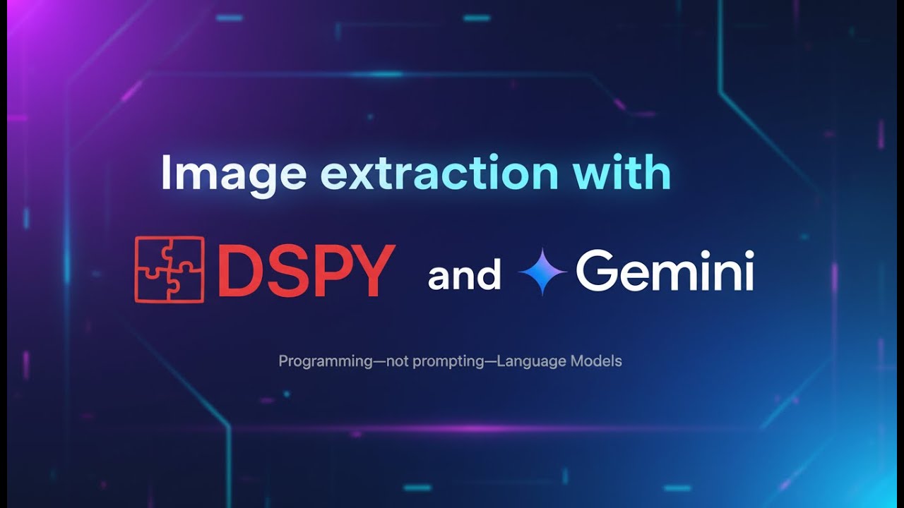 Image extraction with DSPY | Python | Gemini - YouTube