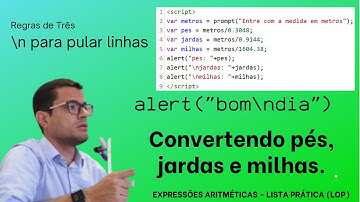 Convertendo pés, jardas e milhas