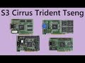 PCI Graphics Card Roundup S3 Cirrus Logic Trident Tseng