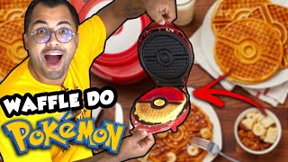 TESTEI A MÁQUINA DE FAZER WAFFLE DO POKÉMON AMERICANA