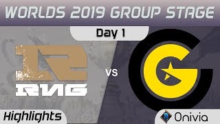 RNG vs CG Highlights Worlds 2019 Group Stage Royal Never Give Up vs Clutch Gaming by Onivia