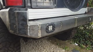 ***HOW TO MAKE CUSTOM OFF ROAD METAL REAR BUMPER(home made)