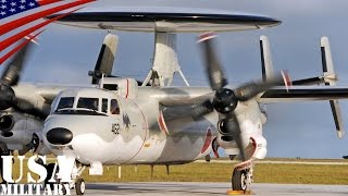 航空自衛隊 E-2C早期警戒機の飛行後点検 - Japan Air Self-Defense Force E-2C Hawkeye Post-flight Inspection