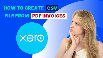 Tutorial: How to convert PDF invoices to CSV for Xero