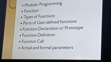 EST102 Programming in C module 4 Functions PART 2