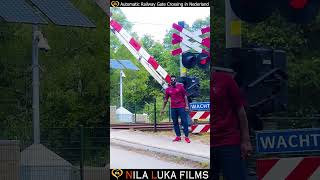 Automatic Railway Gate Crossing in Nederland @nilalukafilms