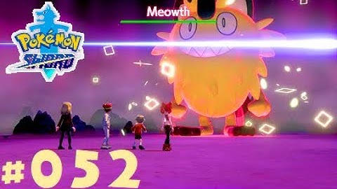 Pokemon Sword Shiny Dynamax Galarian Meowth Raid & Catch