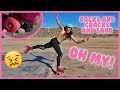 How to Roller Skate Over Rocks and Sand Outside!