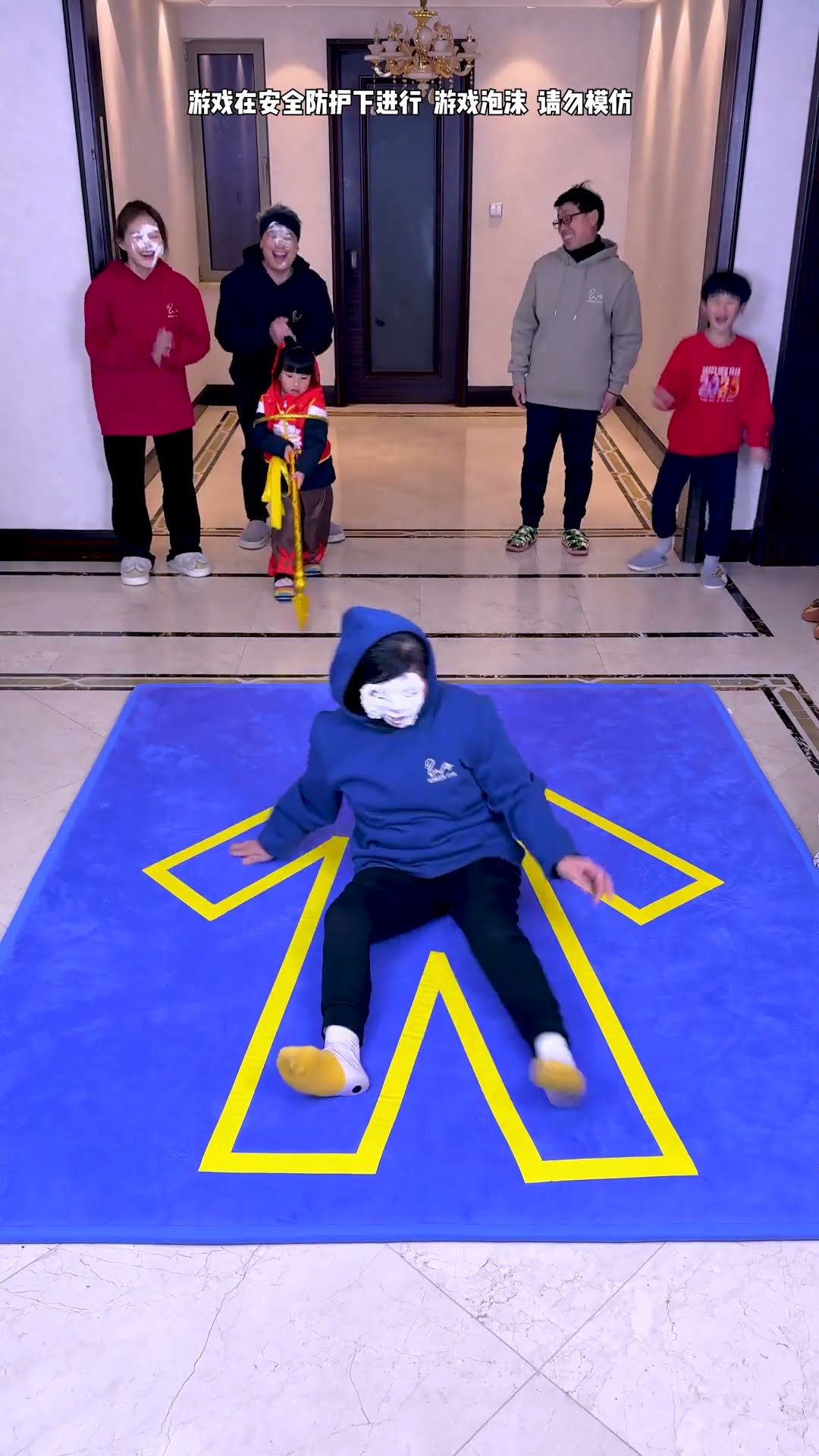 The Second Round Of Tumbling Challenge丨टम्बलिंग चैलेंज丨Tantangan Jatuh#Funnyfamily#Partygames