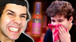 If you thought David Dobrik couldn't finish Hot Ones...you thought wrong!