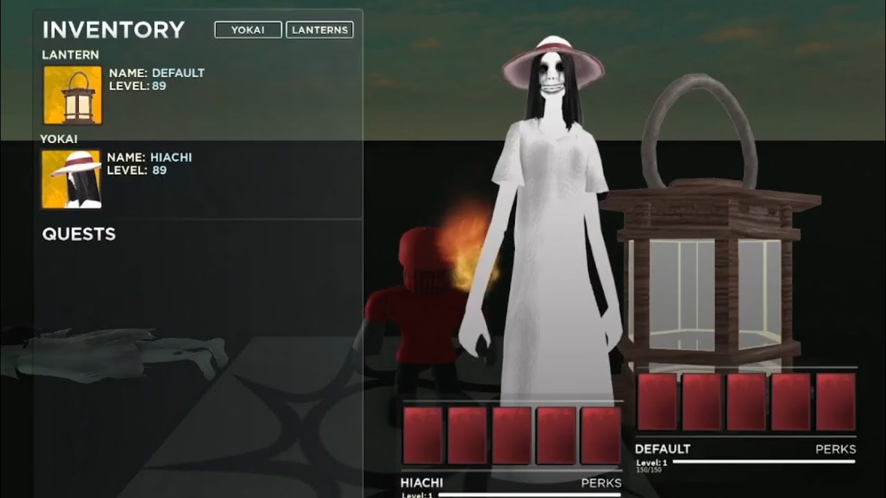 The Mimic New YOKAI UI Inventory Sneek Peak-ROBLOX - YouTube