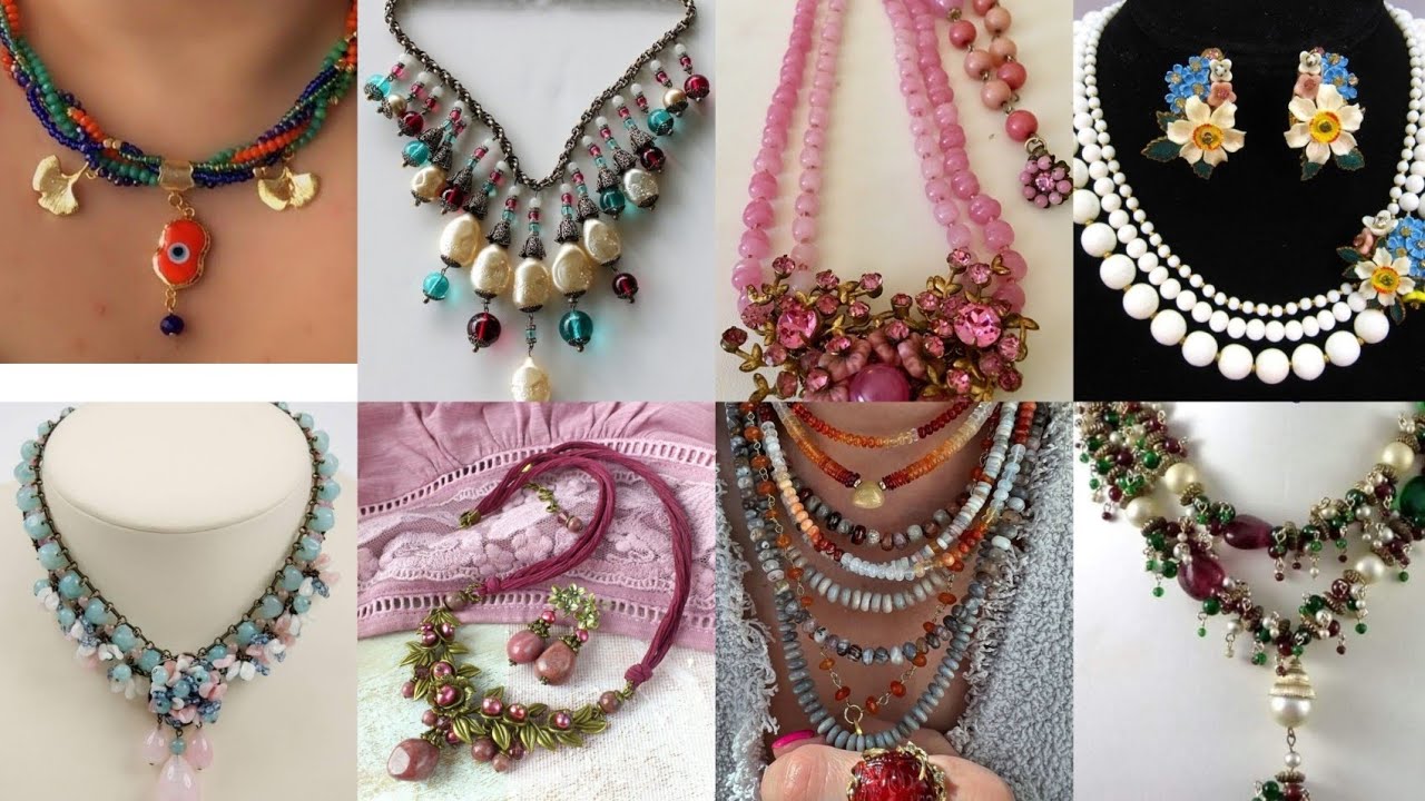 Великолепные винтажные ожерелья в современном стиле — потрясающие идеи! ✨