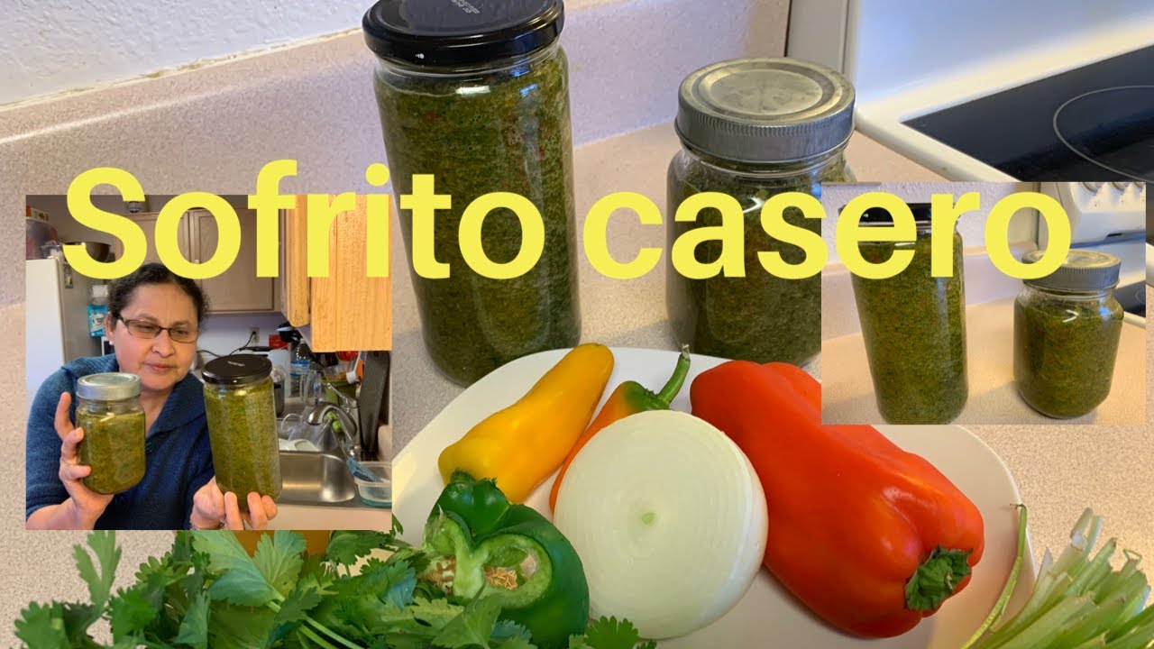 como hacer sofrito para cocinar carnes y arroz/ receta casera YouTube