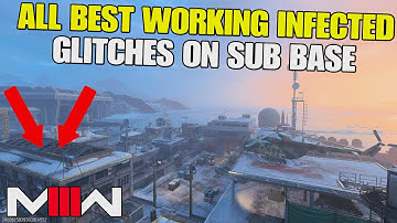 Modern Warfare 3 Glitches All Best Working Infected Glitches on SUB BASE, Mw3 Glitch, Infected Spots