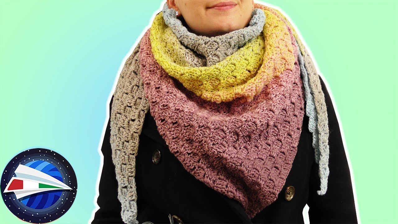 Sciarpa Ad Anello Sciarpa In Pile Loop Scarf Mandala Marrone
