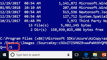 Azure Training (70-533, AZ-100)  - Azure AZ Copy Demo