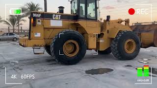 966F caterpillar wheel loader  ‏Heavy Machines ‏Construction