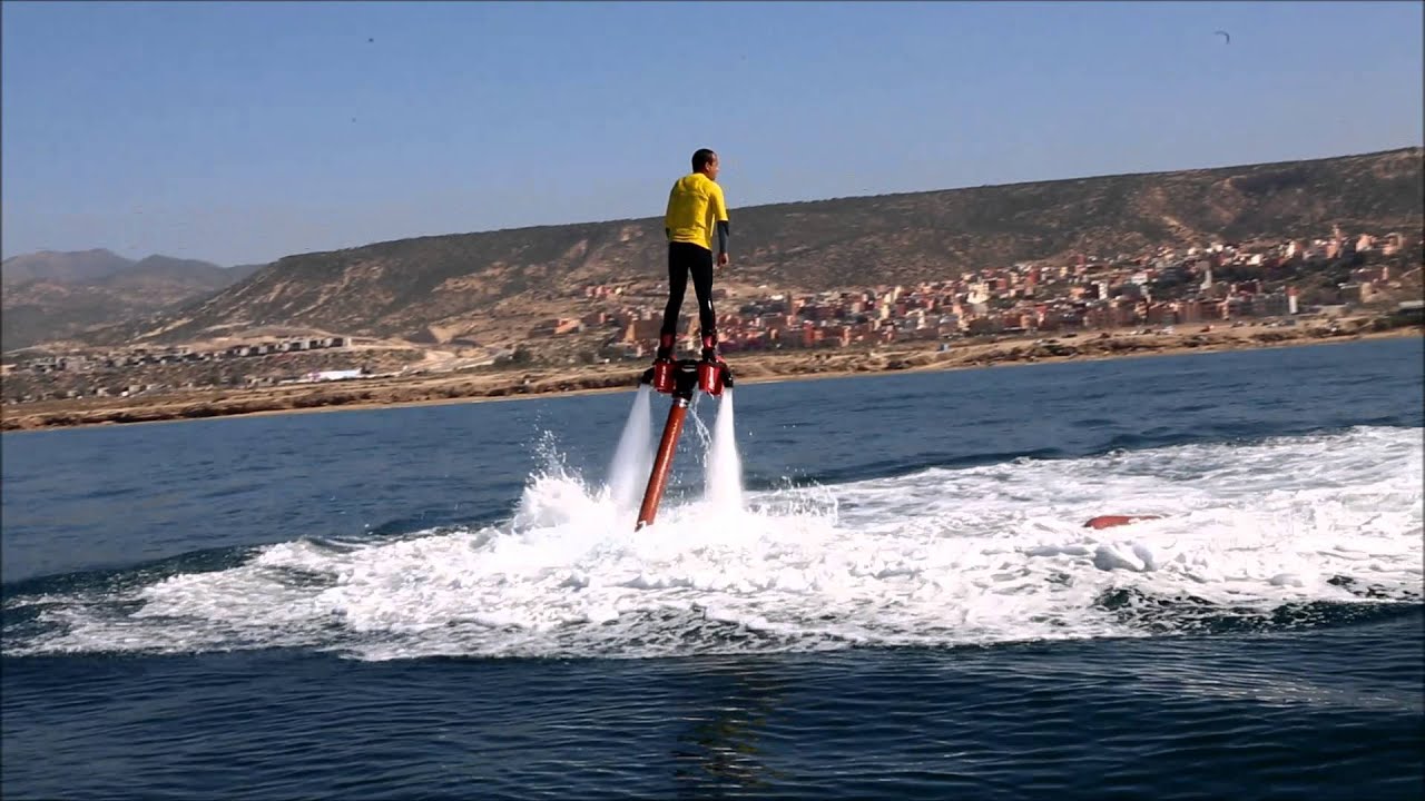 Reda Taoujni Flyboard Agadir Adventure - YouTube