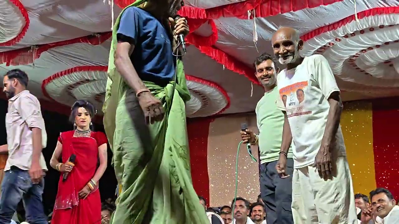 ग्राम ख़ुटला में निमाड़ी गम्मत मंगलू कॉमेडि