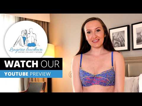 Sophia Smith reviews Regalia Aviyah contrast lace panelled bra and suspender high waist brief