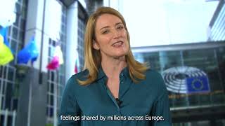 European Parliament President Roberta Metsolas Message for the EU Meets the Balkans Forum