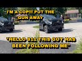 Off Duty Cop Follows Man All The Way To His House And Gets Weapon Pulled On Him