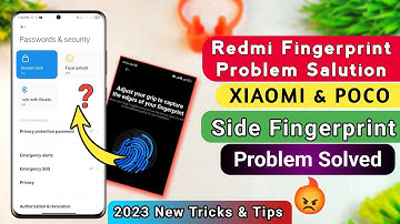 Redmi Fingerprint Not Working Problem Solution | Xiaomi/Poco Side Fingerprint Problem Solution 2023