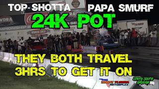 TOP SHOTTA VS PAPA SMURF GRUDGE RACE  OFF THE RAMPS
