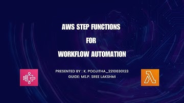 Aws Step Functions for Workflow Automation