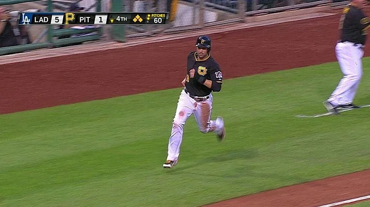 LAD@PIT: Mercer connects for an RBI single in the 4th