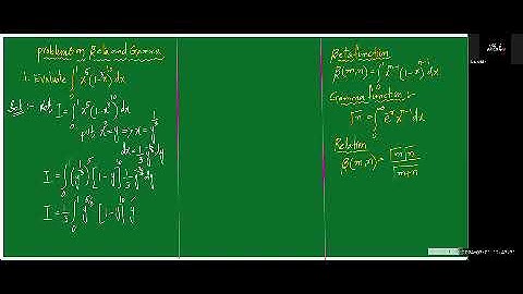 beta gamma functions lecture 5