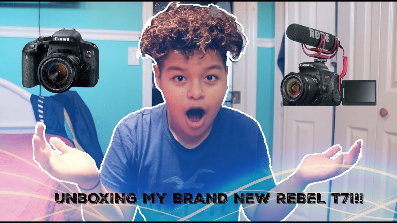 UNBOXING MY NEW REBEL T7I +Test Quality 😁😁 - YouTube