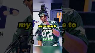 Cam Newtons MESSAGE to SHEDEUR SANDERS is CRAZY...🤯🏈 #shorts #nfl