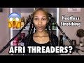 HEATLESS Stretching Using AfriThreaders | NEW Hair Tool