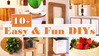 10 + Easy & Affordable DIY PROJECTS that you can do on a budget