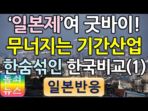[일본반응] 사라지는 일본 기간산업(1) 칼럼분석 | 전후 일본을 먹여 살린 기간산업이 온데간데 없다. ‘일본제’라는 영광의 빛은 이미 사라졌다. 도대체 이게 무슨 일인가?